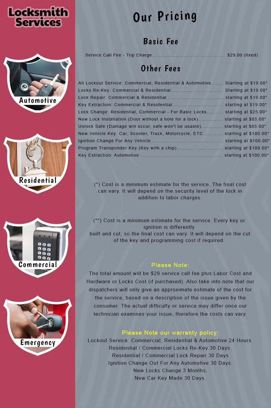 La Vergne TN Locksmith Store La Vergne, TN 615-588-4507